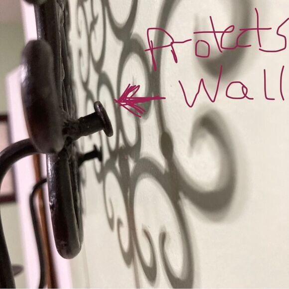 TREE OF LIFE Pair of Circle Candle Holder Wall Sconces 10 x 6.5 inches - Picture 9 of 12